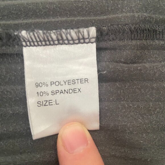 Velvet-look pleated skirt - Size Large - Picture 9 of 10